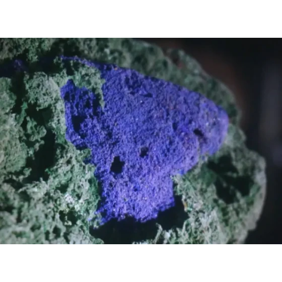 アズライトの鉱物処理試験