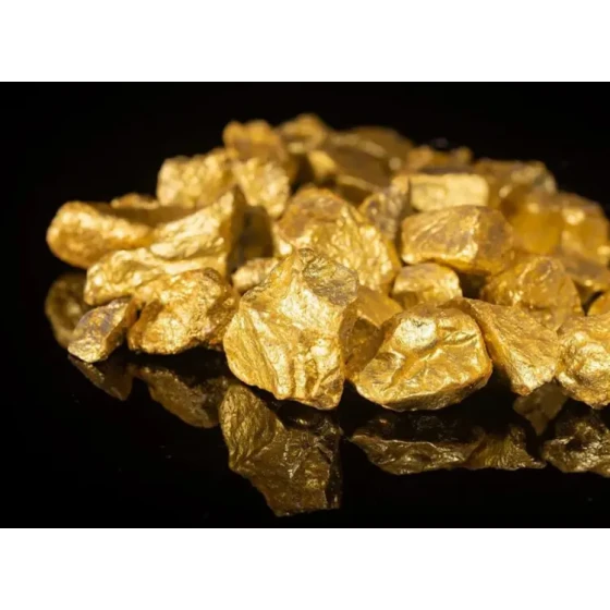 金鉱石の浮遊試験