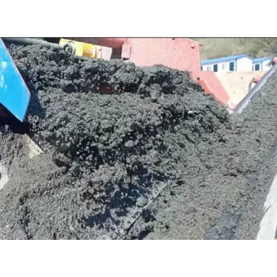 旧鉱滓池からの微細鉱滓の再回収試験