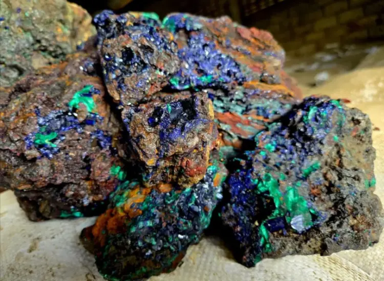 硫化銅の鉱物処理試験