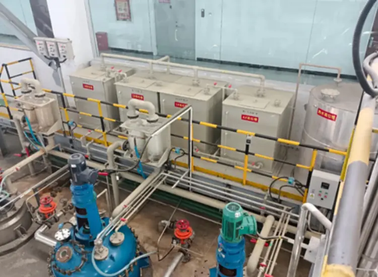 大気圧での硫酸浸出試験