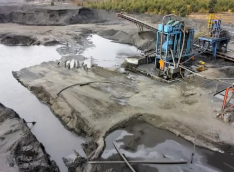 細粒鉱物の浮遊試験